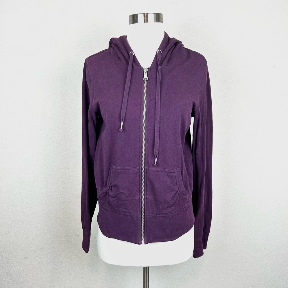 Express Yoga Purple Full Zip Hooded Jacket